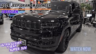 2022 Jeep Grand Wagoneer Obsidian  POV Sunrise Drive [upl. by Yecram]