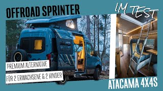 Premium OffroadCamper im Test Der Atacama 4x4S auf Mercedes Sprinter Basis [upl. by Enilec]