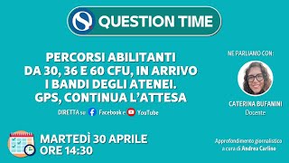 Percorsi abilitanti da 30 36 e 60 CFU in arrivo i bandi degli atenei GPS continua l’attesa [upl. by Lemaceon653]