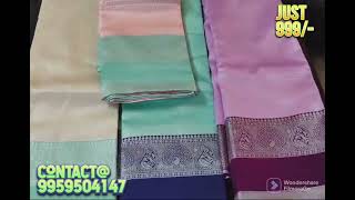 srisareesworld2980on account of dasara sale🤗semi pattu sarees for you 🥰at discount 😘 [upl. by Veno]