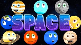 Amazing Space Facts for Kids  Solar System for Kids  Learning about Planets [upl. by Ahcurb]