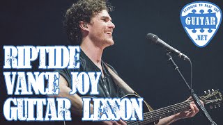 How To Play Vance Joy  Riptide [upl. by Helbonna658]