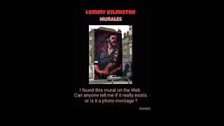 Lemmy Kilmister murales lemmy lemmykilmister [upl. by Ecidna10]