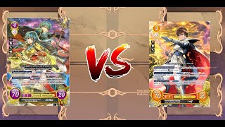 Fire Emblem Cipher Orange Crystal SethTheAce Eirika VS Alexan Leif [upl. by Skippie]