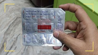 Telmisartan 40 mg and Amlodipine 5 mg Tablets IP Uses In Hindi  Telma AM Tablet Uses [upl. by Richman829]