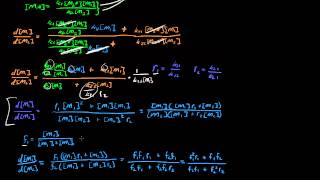 Copolymerization Equation Derivation  monomer fraction of copolymer [upl. by Kaitlin]