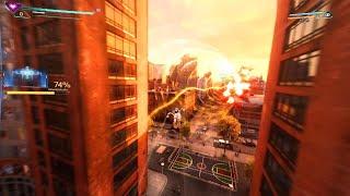 Marvels SpiderMan 2 Flying at Maximum Boost basically like Super Man [upl. by Iztim]