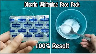 Disprin tablets for skin whitening  brightening and anti acne  Sweetajaved [upl. by Olenolin]