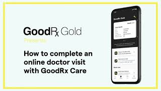 GoodRx Gold Telehealth Explainer [upl. by Dorene]