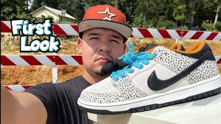 Nike SB Dunk Low Pro quotOlympic Safariquot Electric Pack Early Review [upl. by Lai57]