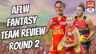 AFLW Fantasy 2024 Team Review Round 2 [upl. by Enomal409]