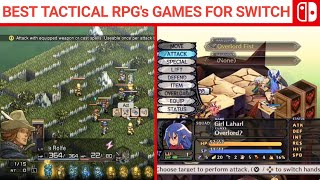 Top 15 Best Tactical RPGs Games for Nintendo Switch [upl. by Nonnag]