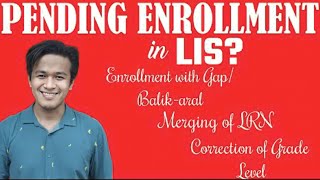 Pending Enrollment in LIS SOLVED Paano magpaaaprove ng pending enrollment sa LIS for SY 2324 [upl. by Attirehs]