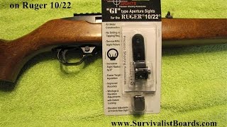 Installing techsight TSR200 on Ruger 1022 [upl. by Fleming]