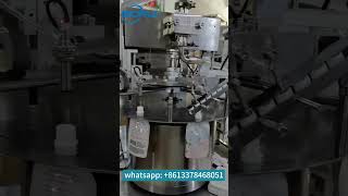 Boruipack Rotate spout pouch spout bag juice milk liquid filling capping machine [upl. by Ahterahs]