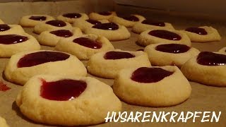 Vegane Weihnachtsbäckerei  Husarenkrapfen [upl. by Larissa]