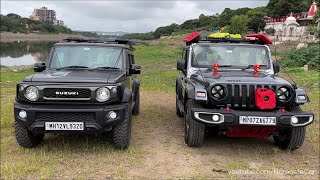 Maruti Suzuki Jimny vs Mahindra Thar ₹31 lakh  Reallife review [upl. by Atteyek]