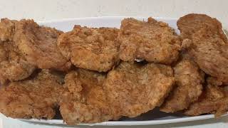 Deep Fried Pork Chop l No Marination Pork Chop Recipe l Quick and Easy Recipe [upl. by Kachine]