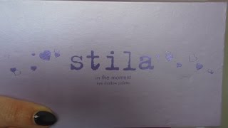 Schminki mit der ♥stila♥ quot in the moment quot Eye Shadow Palette [upl. by Ffoeg]