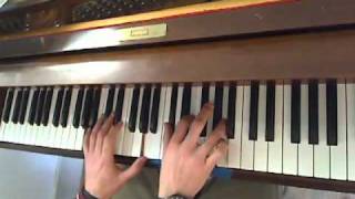 Raindrops are falling on my head  How to play and sing on the piano [upl. by Kilam457]