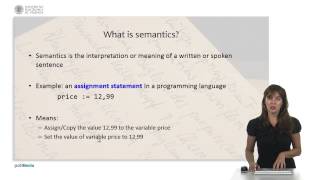 Programming Logic and Languages Syntax and semantics   UPV [upl. by Aligna]