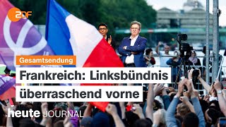 heute journal vom 07072024 FrankreichParlamentswahl Alice Weidel im Sommerinterview WM 1974 [upl. by Sessylu]