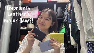 Louis Vuitton Empreinte Leather Review  Rosalie amp Romy Wallet  SLG [upl. by Allerbag]