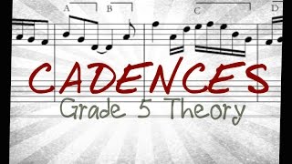 Cadences for Grade 5 Music Theory ABRSM explained  Easy [upl. by Monaco94]