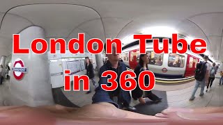 London Underground City Life Embankment in 360 [upl. by Ravaj]