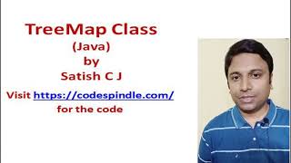 TreeMap Class in Java  Demo Map SortedMap and NavigableMap Interfaces  Explained [upl. by Eirojam]