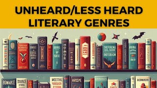 UnheardLess Heard Literary Genres  econtent by Ancy T telcianacademy965 [upl. by Soph]