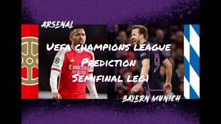 Thrilling quarterfinal l Bayern vs arsenal leg2 MunichUCLprediction [upl. by Xuaegram]