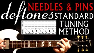 Deftones Needles And Pins Standard Tuning Method Guitar Lesson  Guitar Tabs  Guitar Chords  Cover [upl. by Eibba]