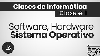 💻 Clases de Informática 2021 │Que es Hardware Software y el SO Clase  1 [upl. by Tanhya]