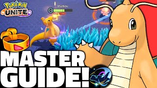 Pokémon Unite DRAGONITE Guide S Tier Master Dragonite Best Build Guide Held Items amp Moveset [upl. by Arvie]