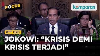 Buka KTT G20 Jokowi Singgung Perang hingga Krisis [upl. by Walford]