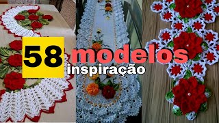 58 MODELOS CAMINHO DE MESA EM CROCHÊtrilho de mesa [upl. by Selegna318]