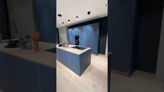 Trendfarbe 2025🤩kitchen küchenplanung küchendesign kitchendesign kitchen blue home interior [upl. by Asilehc449]