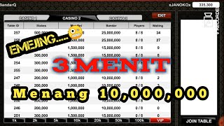 3 MENIT MENANG 10JT  Trik menang cepat pkv [upl. by Laen]