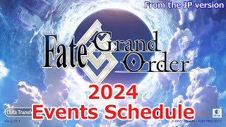 FGO NA 2024 Events Banner List [upl. by Gladys]