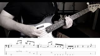 Pigs by Pink Floyd Bass Cover with Tab in Video Roger Waters [upl. by Enisamoht720]