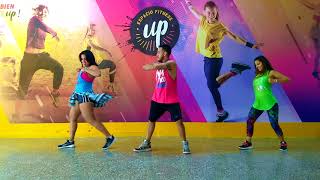 SANDUNGA DON OMAR TEGO CALDERON ZUMBA COREOGRAFIA [upl. by Chaddy]