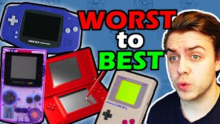 Ranking All Nintendo Handhelds [upl. by Goldina]