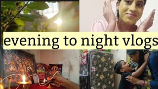 Evening to Night vlogs  Rishi and mumma night routine  natural skin care  Lizalitu life style [upl. by Fanchette]