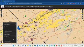 Map Application  Zero Dose Estimation and Health Facilities Catchment Area [upl. by Gnaig]