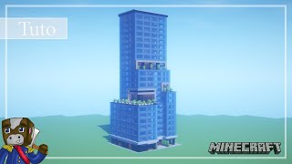 Minecraft  Comment Construire une Tour Moderne Réaliste  Tutoriel Facile [upl. by Sido3]