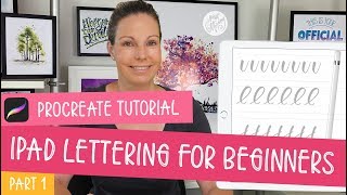 iPad Lettering For Beginners  Procreate Tutorial  My best tips and tricks [upl. by Arde]