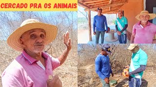 Começando Abrir a Área que Vamos Fazer o Cercado dos Animais no Sítio Vejam só Nem Veio Hoje [upl. by Jamima]