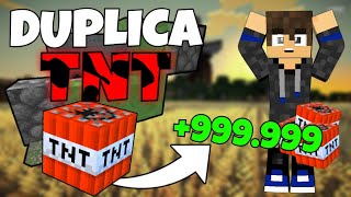 ✅COMO HACER un DUPLICADOR de TNT en 1 MINUTO Tutorial Minecraft 121  120  119  118 [upl. by Aimas]