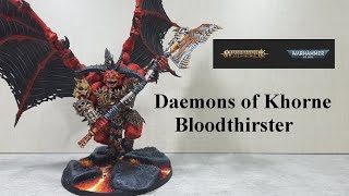 Daemons Of Khorne Bloodthirster [upl. by Tertius]